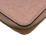 ルイ・ヴィトン LOUIS VUITTON ジッピーウォレット M64090 ローズプードル モノグラム・アンプラント レディース 長財布