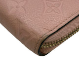 ルイ・ヴィトン LOUIS VUITTON ジッピーウォレット M64090 ローズプードル モノグラム・アンプラント レディース 長財布