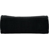 シャネル CHANEL ドーヴィルMM A67001 30番台 ネイビー ミックスファイバー/レザー レディース トートバッグ
