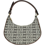 セリーヌ CELINE アヴァ アイボリー系/ブラウン ゴールド金具 キャンバス/レザー レディース ハンドバッグ