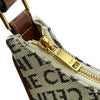 セリーヌ CELINE アヴァ アイボリー系/ブラウン ゴールド金具 キャンバス/レザー レディース ハンドバッグ