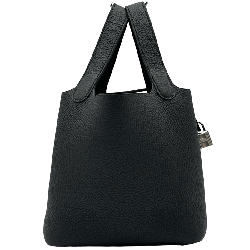 エルメス HERMES ピコタンロックPM G刻印 ブラック シルバー金具