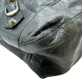 バレンシアガ BALENCIAGA ザ・サンデーショルダーバッグ 141175 ブラック シルバー金具 レザー メンズ ショルダーバッグ