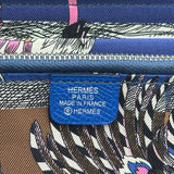 エルメス HERMES アザップロング Z刻印 ブルーフランス エプソン レディース 長財布