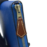 エルメス HERMES アザップロング Z刻印 ブルーフランス エプソン レディース 長財布