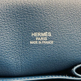 エルメス HERMES ジプシエール34 □Q刻印 ブルーオブスキュール/ブルードブリュス シルバー金具 トリヨン レディース ショルダーバッグ