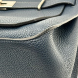エルメス HERMES ジプシエール34 □Q刻印 ブルーオブスキュール/ブルードブリュス シルバー金具 トリヨン レディース ショルダーバッグ