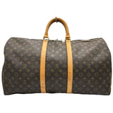 ルイ・ヴィトン LOUIS VUITTON キーポル55 M41424 ブラウン モノグラム・キャンバス ユニセックス ボストンバッグ