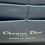 クリスチャン・ディオール Christian Dior サドルチェーンポーチスモール S5614CTZQ ネイビー オブリークジャガード レディース ショルダーバッグ