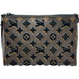 ルイ・ヴィトン LOUIS VUITTON トライアングルメッセンジャー M45070 ブラウン モノグラム/タフタージュ レディース セカンドバッグ