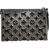 ルイ・ヴィトン LOUIS VUITTON トライアングルメッセンジャー M45070 ブラウン モノグラム/タフタージュ レディース セカンドバッグ