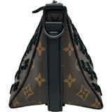ルイ・ヴィトン LOUIS VUITTON トライアングルメッセンジャー M45070 ブラウン モノグラム/タフタージュ レディース セカンドバッグ