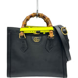 グッチ GUCCI ダイアナスモールトートバッグ 660195 ブラック ゴールド金具 レザー レディース ハンドバッグ