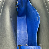エルメス HERMES アルザン25ヴェルソ B刻印 ブルーロワイヤル・キャバン ゴールド金具 トリヨン レディース ショルダーバッグ