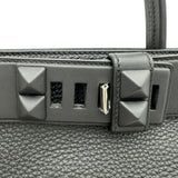 エルメス HERMES メドール27 K刻印 ブラック シルバー金具 トリヨン・スイフト レディース ショルダーバッグ