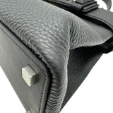 エルメス HERMES メドール27 K刻印 ブラック シルバー金具 トリヨン・スイフト レディース ショルダーバッグ