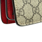 グッチ GUCCI ディオニュソスチェーンショルダー 400249 ベージュ系/レッド GGスプリーム レディース ショルダーバッグ
