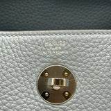 エルメス HERMES リンディ26 G刻印 ブルーラン シルバー金具 トリヨンクレマンス レディース ショルダーバッグ