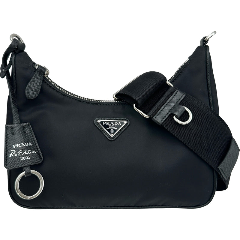 PRADA プラダバッグ 黒 プラダ PRADA Re-Edition2005バッグ 1BH204 ブラック ナイロン
