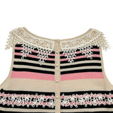 シャネル CHANEL ココマークパールボタンカシミヤニットワンピース P40252 アイボリー カシミヤ レディース ワンピース