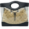シャネル CHANEL CHANEL31 ショッピングバッグ 27番台 ブラック シルバー金具 ビニール/カーフ/ラフィア レディース トートバッグ