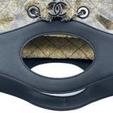 シャネル CHANEL CHANEL31 ショッピングバッグ 27番台 ブラック シルバー金具 ビニール/カーフ/ラフィア レディース トートバッグ