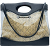 シャネル CHANEL CHANEL31 ショッピングバッグ 27番台 ブラック シルバー金具 ビニール/カーフ/ラフィア レディース トートバッグ