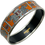 エルメス HERMES エマイユGM マルチカラー メタル/七宝焼き アクセサリー