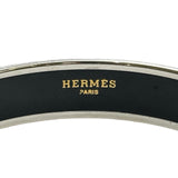 エルメス HERMES エマイユPM ブラック メタル/七宝焼き アクセサリー