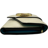 ルイ・ヴィトン LOUIS VUITTON ポルトフォイユ・ポンヌフコンパクト M69176 アイボリー レザー レディース 三つ折り財布
