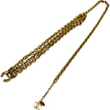シャネル CHANEL トリプルココマーク チェーンベルト ゴールド メタル レディース ベルト