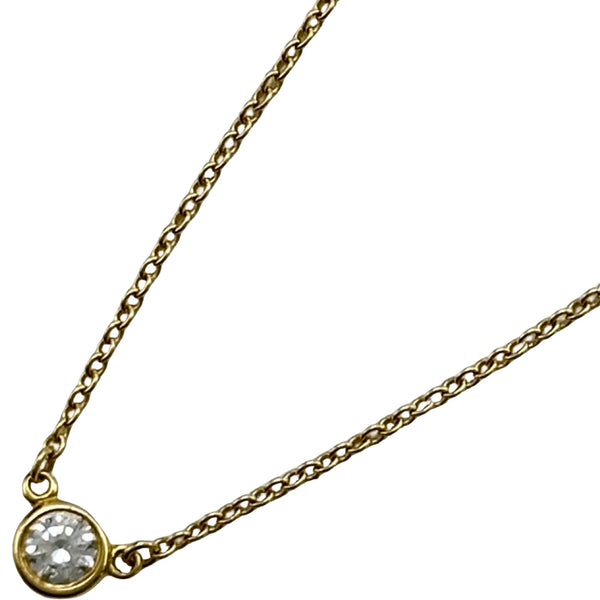 ティファニー TIFFANY＆CO バイザヤードダイヤネックレス ゴールド