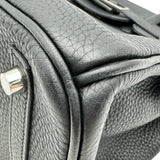 エルメス HERMES バーキン30 A刻印 ブラック シルバー金具 トリヨン レディース ハンドバッグ