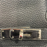 エルメス HERMES バーキン30 A刻印 ブラック シルバー金具 トリヨン レディース ハンドバッグ
