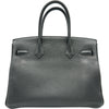 エルメス HERMES バーキン30 A刻印 ブラック シルバー金具 トリヨン レディース ハンドバッグ