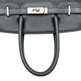 エルメス HERMES バーキン30 A刻印 ブラック シルバー金具 トリヨン レディース ハンドバッグ