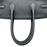 エルメス HERMES バーキン30 A刻印 ブラック シルバー金具 トリヨン レディース ハンドバッグ