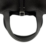 エルメス HERMES ピコタンロック PM W刻印 プルノワール シルバー金具 トリヨン レディース ハンドバッグ