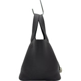 エルメス HERMES ピコタンロック PM W刻印 プルノワール シルバー金具 トリヨン レディース ハンドバッグ