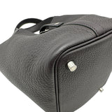 エルメス HERMES ピコタンロック PM W刻印 プルノワール シルバー金具 トリヨン レディース ハンドバッグ