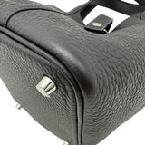 エルメス HERMES ピコタンロック PM W刻印 プルノワール シルバー金具 トリヨン レディース ハンドバッグ