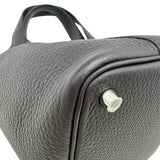 エルメス HERMES ピコタンロック PM W刻印 プルノワール シルバー金具 トリヨン レディース ハンドバッグ