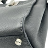 フェンディ FENDI セレリピーカブー ミニ 8BN244 グレー シルバー金具 レザー レディース ショルダーバッグ