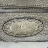 フェンディ FENDI セレリピーカブー ミニ 8BN244 グレー シルバー金具 レザー レディース ショルダーバッグ