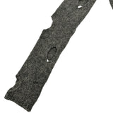 プラダ PRADA アイレットダメージ ウールニットセーター P26402 グレー ウール レディース セーター