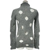 プラダ PRADA アイレットダメージ ウールニットセーター P26402 グレー ウール レディース セーター