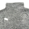 プラダ PRADA アイレットダメージ ウールニットセーター P26402 グレー ウール レディース セーター