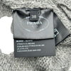 プラダ PRADA アイレットダメージ ウールニットセーター P26402 グレー ウール レディース セーター