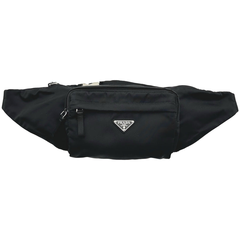 本物良品■プラダ■ テスート ウエストバッグ トライアングル ロゴ ボディバッグ プラダ PRADA トライアングルロゴ ボディバッグ 2VL005 ブラック