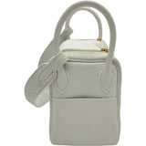 エルメス HERMES リンディミニ W刻印 ニューホワイト ゴールド金具 トリヨン レディース ショルダーバッグ